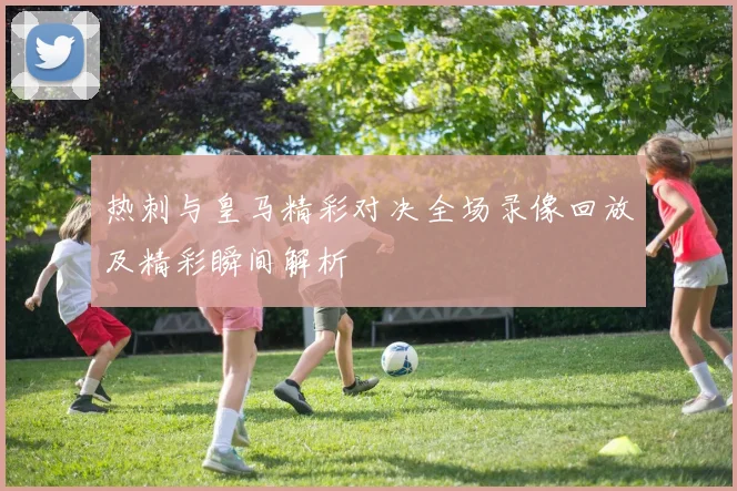 热刺与皇马精彩对决全场录像回放及精彩瞬间解析